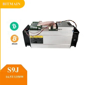 Bitman AntMiner S9j 14.5 TH/S ביטקוין SHA-256 BTC ASIC כורה עם Bitmain אספקת חשמל זול יותר חשמל ממליץ