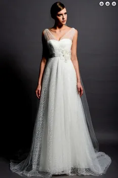 משלוח חינם אישה מעצב אופנה חדשה מתוקה לבן ארוך נסיכה בתוספת גודל שמלת כלה תחרה שמלות שושבינה