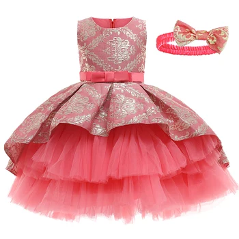 בנות שמלת נסיכה עבור בנות שמלות ערב ילדים טוטו פרח בנות רשמי שמלות חתונה עבור בנות ילדים בקיץ בגדי תינוק