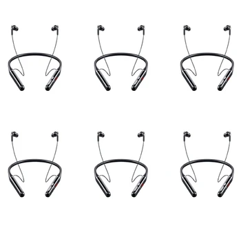 6X S650 100 שעות Bluetooth אוזניות סטריאו Bluetooth האלחוטית Neckband אוזניות ביטול רעש אוזניות ספורט