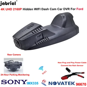 חדש 4K Wifi דאש מצלמת רכב Dvr מקליט מצלמה אחורית עבור פורד לברוח mk3 mk2 c520 cx482 עבור פורד Kuga c520 cx482 mk2 mk3 2012-2021