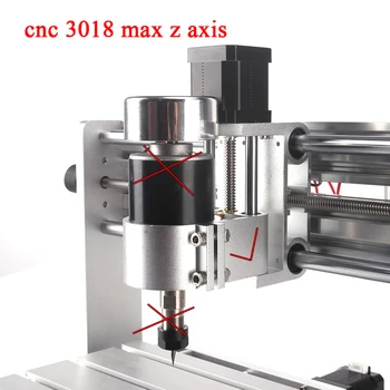 CNC 3018 מקס אלומיניום ציר Z ציר המנוע הר 200W ציר בעל בקוטר 52mm עבור CNC 3018 מקס.