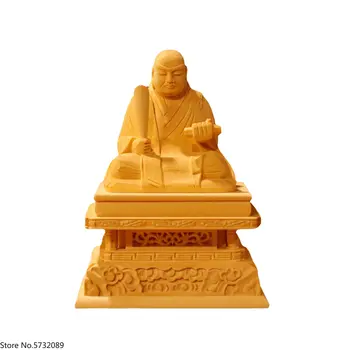 ג ' וני עץ פסל בודהה מלאכת יד, יפנית לוטוס עץ מלאכה, בבית המכונית קישוט, עבודת גילוף מתנה