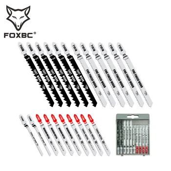 FOXBC T סכין משונן להבים להגדיר מתאים דיוולט, בוש, מקיטה, Ryobi, מלאכה, Skil, Dremel על עץ, חיתוך מתכת 22pcs