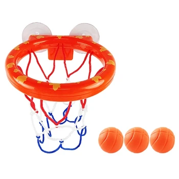 ילד פעוט מים צעצוע אמבטיה אמבטיה לכדורסל עם 3 כדורים DropShipping