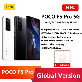 פוקו F5 Pro. הגירסה העולמית 256GB/512GB Snapdragon® 8+ Gen 1 6.67