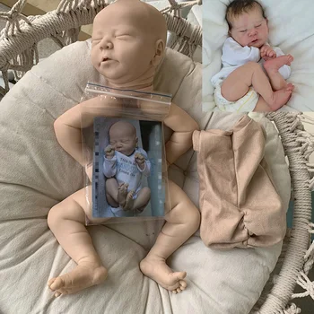 21inch צ ' ייס מחדש הבובה ריקה ערכת פופולרי מהדורה מוגבלת עם COA ישן התינוק לא גמור צבוע חלקי הבובה