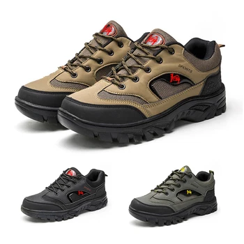 טיולים חיצוני נעלי גברים לנשימה מעקב אימונים נעלי ספורט נגד החלקה נעלי ספורט טיפוס הרים נעלי שביל תיירות