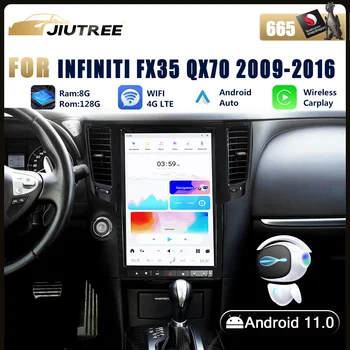 14.4 אינץ אנדרואיד 11 רדיו במכונית עבור אינפיניטי FX35 QX70 2009 2010 - 2013 סטריאו ברכב נגן מולטימדיה ראש יחידת Autoradio Carplay