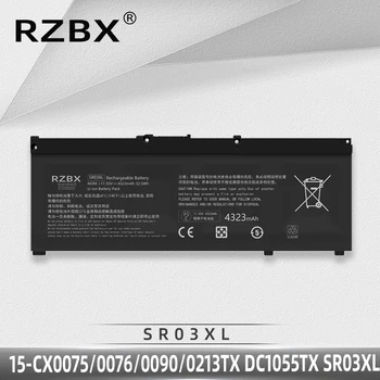 RZBX הסוללה של המחשב הנייד SR03XL עבור HP סימן 15-dc0009TX dc0011TX dc0013TX dc0014TX dc0123TX dc0124TX dc0153TX 15-DC1001TX DC1002TX