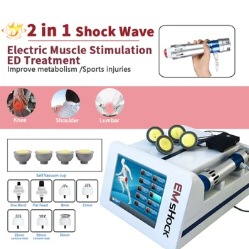 Ems Shockwave טיפול אד הטיפול שרירים Stimulatic גל הלם Macine צלוליטיס