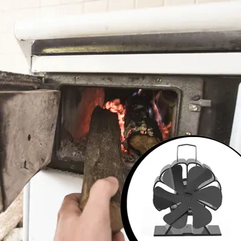 Mini האח חום התנור מופעל על אוהד יומן עץ אש מבער הפצה לא סוללה התנור כלי אוהדים לשיפור הבית