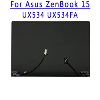 15.6 אינץ FHD 1920X1080 או 4K UHD 3840 X 2160 החלק העליון עם מגע ASUS ZenBook 15 UX534 UX534FA מחשב נייד מסך LCD, החלק העליון.