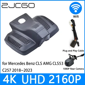 ZJCGO דאש מצלמת 4K UHD 2160P רכב DVR מקליט וידאו ראיית הלילה עבור מרצדס CLS AMG CLS53 C257 2018~2023
