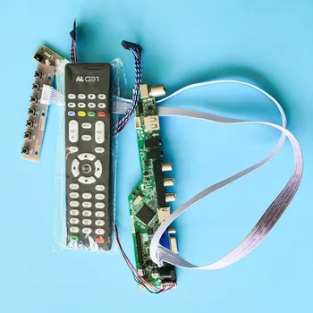 ערכת עבור LTN156AT22-001/N01/W01 AV USB מרחוק תצוגת LCD HDMI 1366x768 40pin אודיו מסך טלוויזיה LED בקר לוח לוח VGA