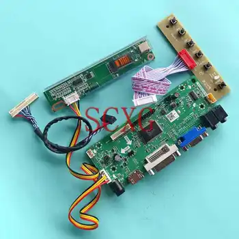 תצוגת LCD מטריקס נהג בקר הלוח מתאים IASX16C ITSX68C VGA DVI HDMI תואם-30 פינים LVDS DIY ערכת 1400*1050 1CCFL 14.1