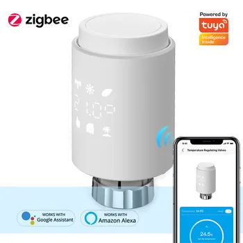 Zigbee חכם רדיאטור שסתום אוטומטי wifi שסתום בקרת טמפרטורה מתג אלחוטי מרחוק טלפון נייד חכם התרמוסטט