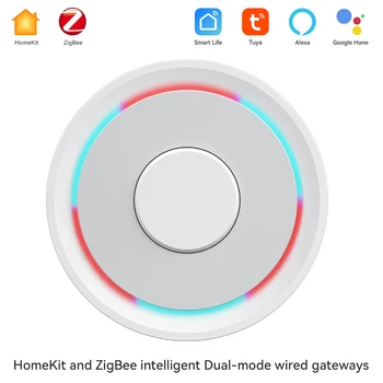 Tuya Zigbee חכמה שער Homekit אלחוטית קווית רכזת אפל אלקסה הבית של Google חכם הצמדה שער הערכה הביתה גשר