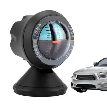 המכונית זווית השיפוע מד רכב Inclinometer מד רמת שיפוע איזון כלי מטר בשביל להבין את תנאי הכביש.