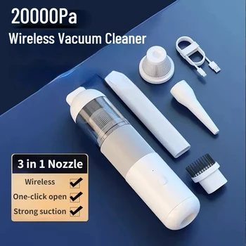 20000Pa המכונית שואב אבק אלחוטי יניקה חזקה המכונית שואב אבק כף יד הביתה מיני נייד ניקוי כלים