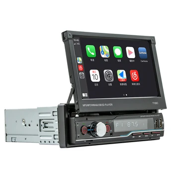 7 אינץ 1Din מולטימדיה לרכב נגן וידאו CarPlay אנדרואיד המכונית MP5 אינטרנט בטלפון נייד נגן Bluetooth MirrorLink מקלט FM