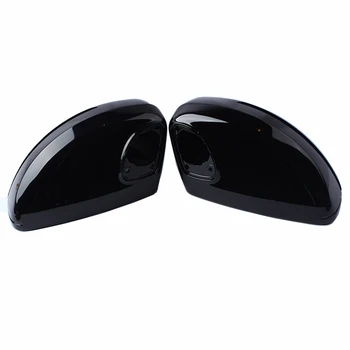 ABS שחור במראה האחורית כיסוי רכב חלופי החיצוני אביזרים עבור אאודי TT/TTS TTRS 8J R8 42 2007-2015 2pcs/set