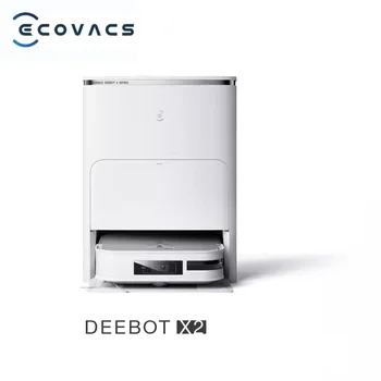 מקורי חדש ECOVACS DEEBOT X2 PRO שואב אבק מטאטא רובוט מים חמים, שטיפת סמרטוט ניקוי וייבוש אבק אינטגרציה
