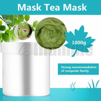 משחק תה ירוק מסיכת בוץ מיצוק העור נקבוביות שמן שליטה טיפוח העור הטבעי Beatuty ציוד של סלון 1000