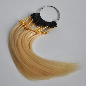 30Pcs שיער אנושי צבע הטבעת על כל מיני סוגים של תוספות שיער תרשים צבע, ניתן לצבוע בכל צבע