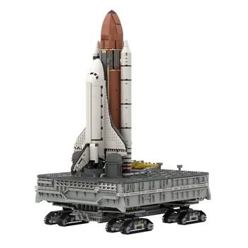השקת פלטפורמת BuildMoc החלל מטוסים הסעות טילים אבני הבניין הגדר אווירון סוגר בסיס לבנים צעצועים לילדים מתנות