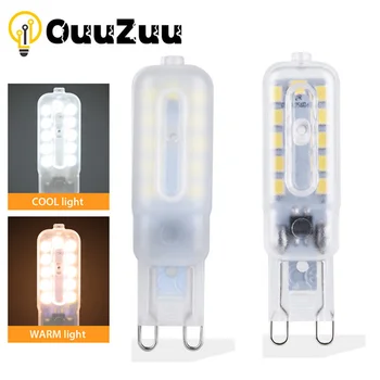OuuZuu G9 תירס הנורה חכם IC נברשת G9 LED מקורה תאורה אור 220V חיסכון באנרגיה מנורת LED 2835 ' יפ המבחנה
