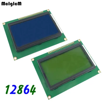 20pcs 12864 128x64 נקודות גרפי כחול / ירוק צהוב צבע תאורה אחורית LCD מודול LCD12864