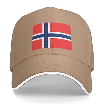 כלי תזמורת הדגל של נורבגיה לשני המינים כובע בייסבול מתאים לגברים נשים מתכוונן אבא כובע, סנדוויץ ' ביל קאפ