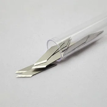 12 חתיכות 30 מעלות להבים חדים על מלאכה סכין פלסטיק צבאי מודל הערכה Gundam בובה להבין את מלאכת הבניין עושה כלים