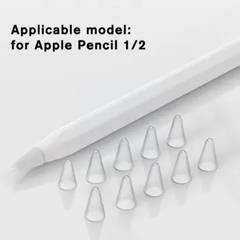 עבור אפל עיפרון 1/2 מסך מגע עט חרט מקרה החוד החלקה השקטה שני דור החוד שרוול סיליקון דור I0Z5