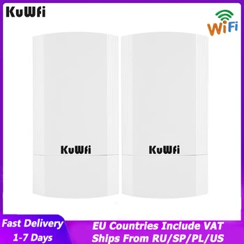 KuWFi 900Mbps חיצונית אלחוטית WIFI גשר Wifi מהדר 5G 1 ק מ P2P AP הנתב תומך לא הגדרה עם תצוגת LED