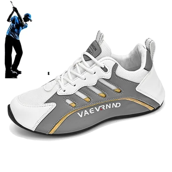 גברים של נעלי גולף רשת לנשימה גולף נעלי ספורט חיצוני כושר הליכה נוחות נעלי גברים פנאי נעלי ספורט