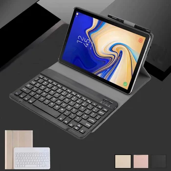 לוח Case for Samsung Galaxy Tab A7 10.4 SM-T505 מקרה מקלדת עבור הכרטיסיה בית 8.0 10.1 2019 S7-פה. בנוסף 5G 12.4 לעמוד כיסוי המקלדת